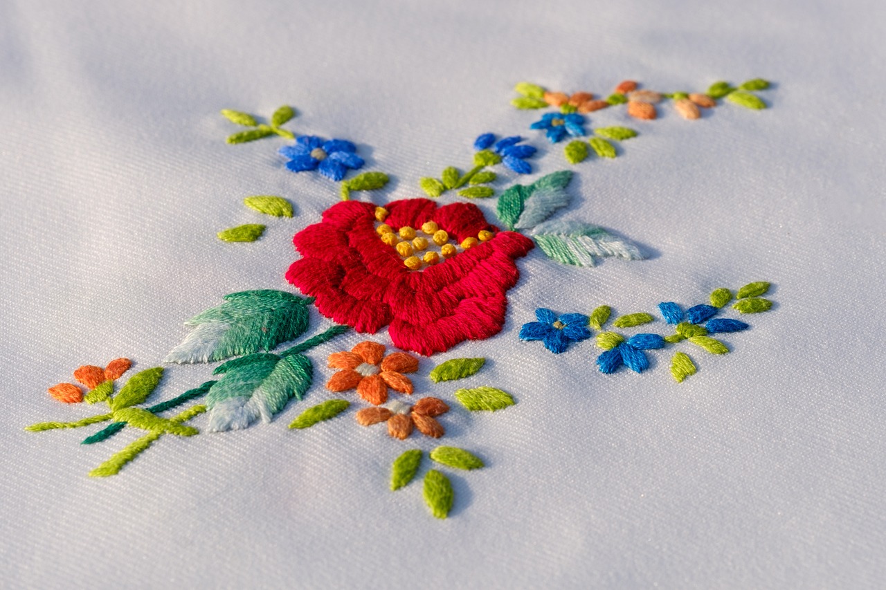 embroidery, embroidered, craft